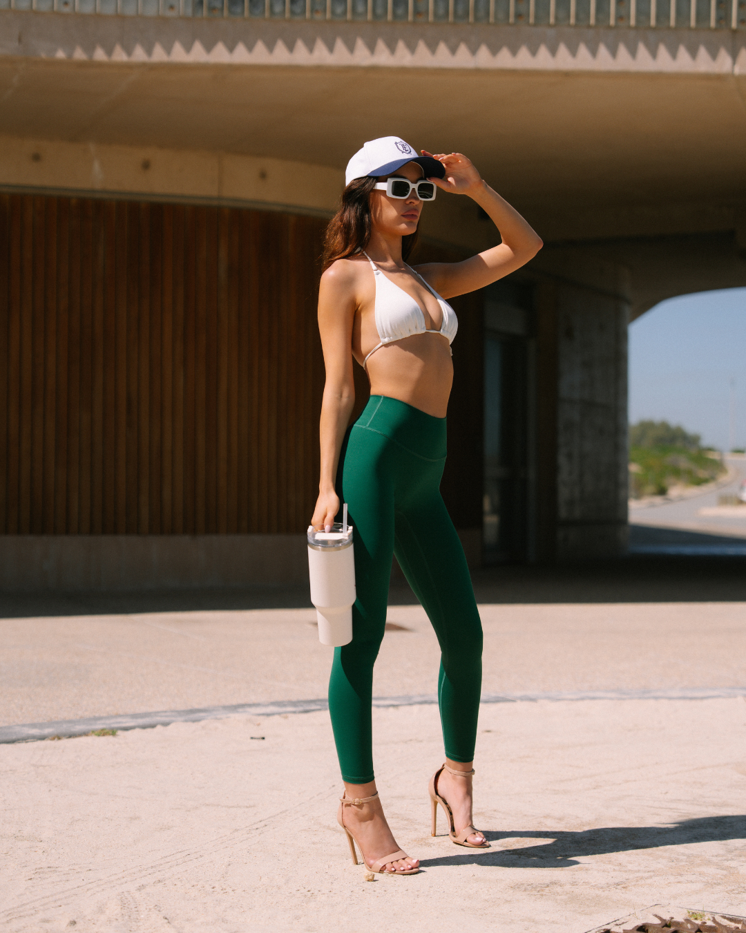 The Club Leggings - Forest Green